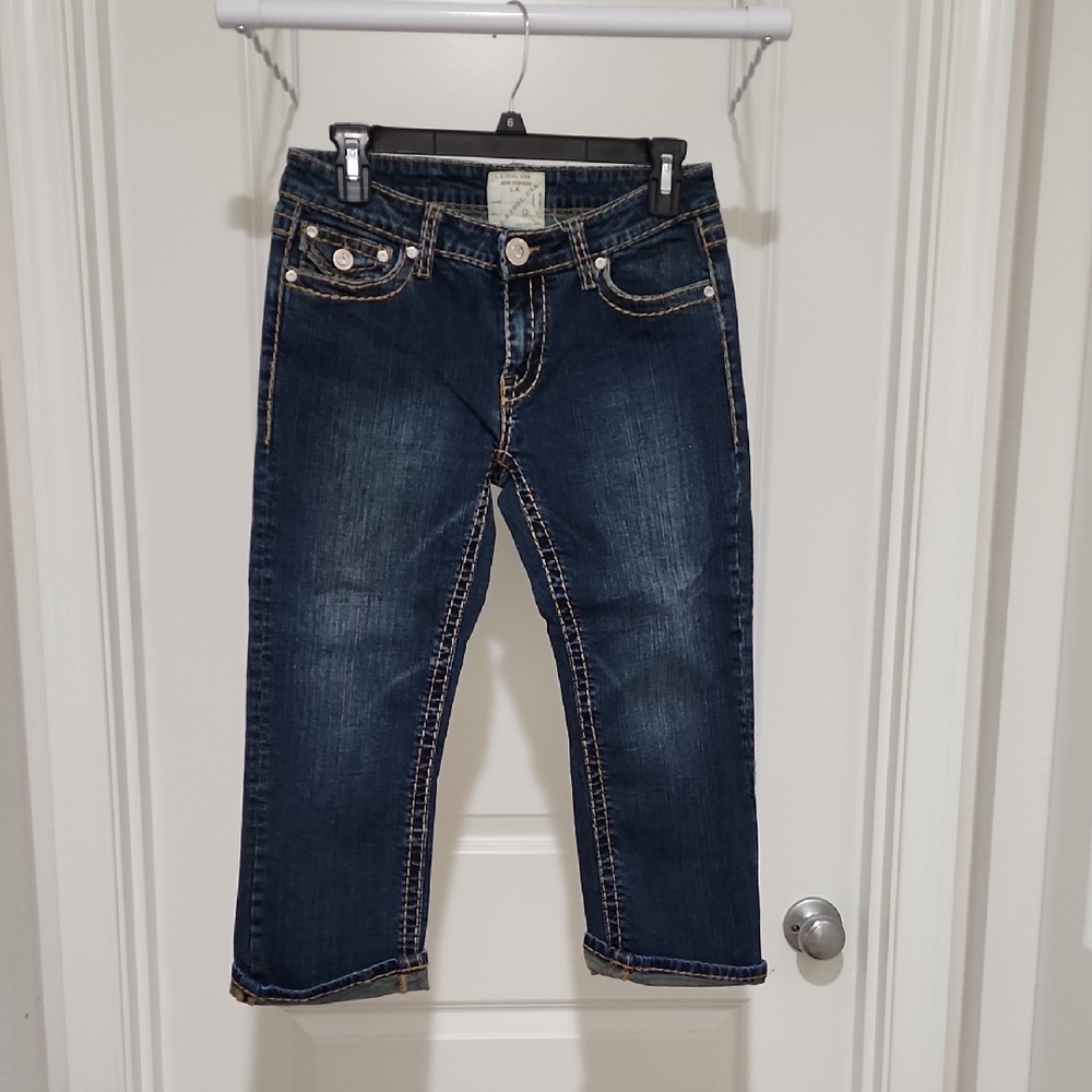 L.A. Idol Dark Blue Ankle Jeans